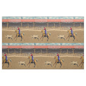 Cheyenne-Rodeo-Cowboy-Kalb-Roping Gewebe Stoff (Fat Quarter (45,7 x 55,9 cm))