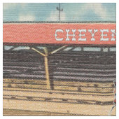 Cheyenne-Rodeo-Cowboy-Ochse-Team-Roping Gewebe Stoff (Nahaufnahme)