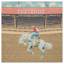 Cheyenne-Rodeo-Cowboy-Sattelbronc-Reitgewebe