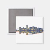 Cheyenne Skyline Magnet (Vorderseite/Rückseite)