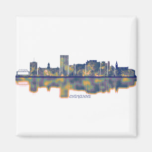 Cheyenne Skyline Magnet