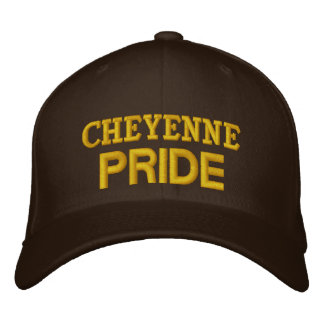Cheyenne stolz bestickte baseballkappe