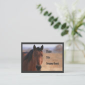 Cheyenne, Western-Geschäft Visitenkarte (Stehend Vorderseite)