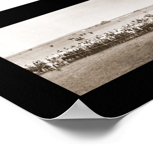 Cheyenne WY Frontier Foto 1910 Poster (Ecke)