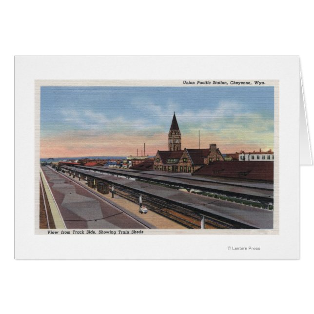Cheyenne, WY - Gewerkschaft Pazifischer Bahnhof (Vorderseite (Horizontal))