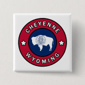 Cheyenne Wyoming Button (Vorderseite)