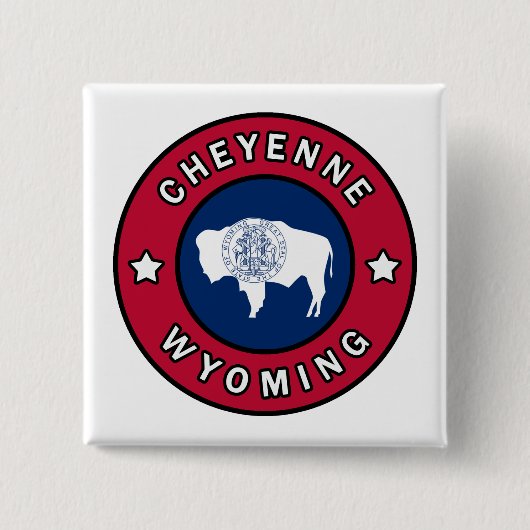 Cheyenne Wyoming Button (Vorderseite)
