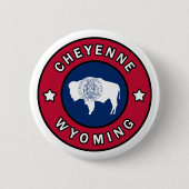 Cheyenne Wyoming Button (Vorderseite)