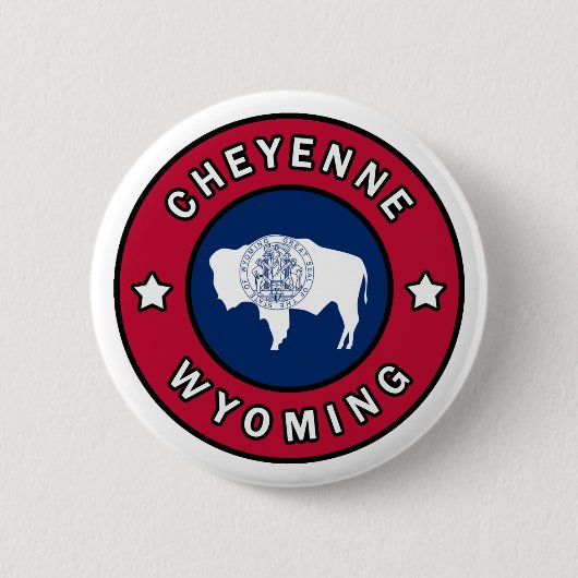 Cheyenne Wyoming Button (Vorderseite)