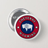 Cheyenne Wyoming Button (Vorne & Hinten)