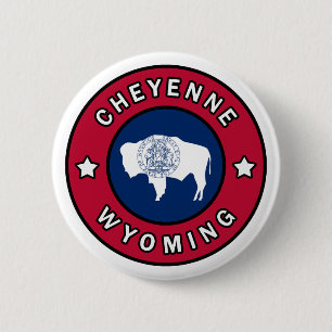 Cheyenne Wyoming Button