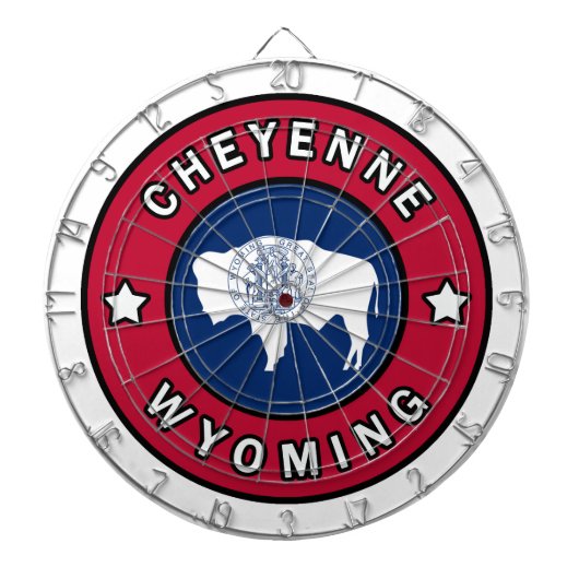 Cheyenne Wyoming Dartscheibe (vorne)