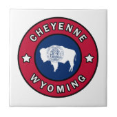 Cheyenne Wyoming Fliese (Vorderseite)