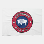 Cheyenne Wyoming Geschirrtuch (Horizontal)