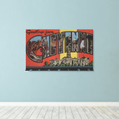 Cheyenne, Wyoming - Große Buchstabenszenen Leinwanddruck (Insitu (Holzboden))