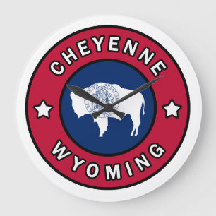 Cheyenne Wyoming Große Wanduhr