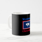 Cheyenne Wyoming Kaffeetasse (Vorderseite Links)