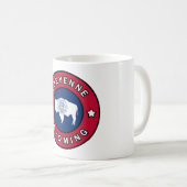 Cheyenne Wyoming Kaffeetasse (VorderseiteRechts)