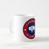 Cheyenne Wyoming Kaffeetasse (Vorderseite Links)