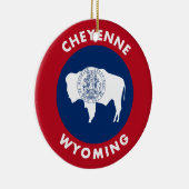 Cheyenne Wyoming Keramikornament (Rechts)