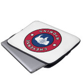 Cheyenne Wyoming Laptopschutzhülle (Vorne Knopf)