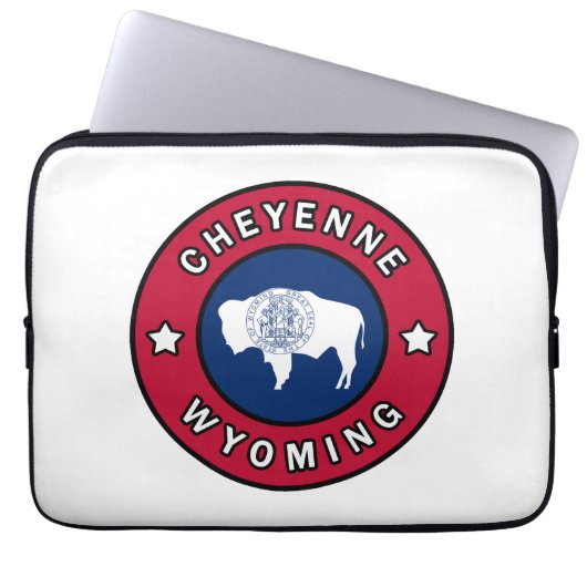 Cheyenne Wyoming Laptopschutzhülle (Vorderseite)