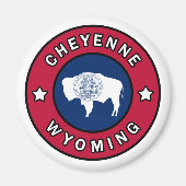 Cheyenne Wyoming Magnet (Vorne)