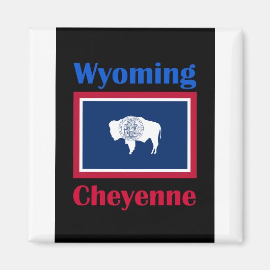 Cheyenne Wyoming Magnet (Vorne)