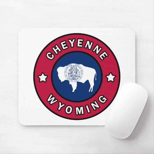 Cheyenne Wyoming Mousepad (Mit Mouse)