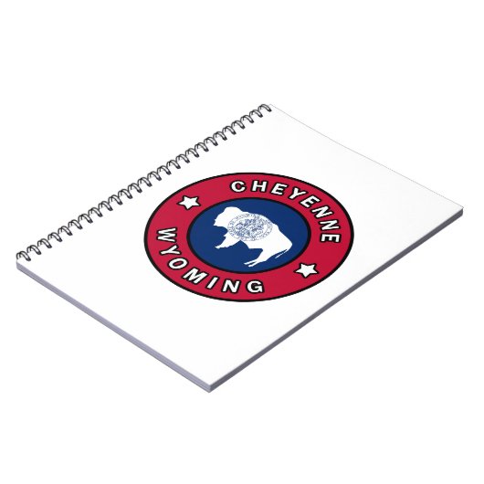 Cheyenne Wyoming Notizblock (Linke Seite)