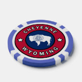 Cheyenne Wyoming Pokerchips (Einzeln)
