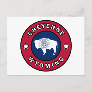 Cheyenne Wyoming Postkarte