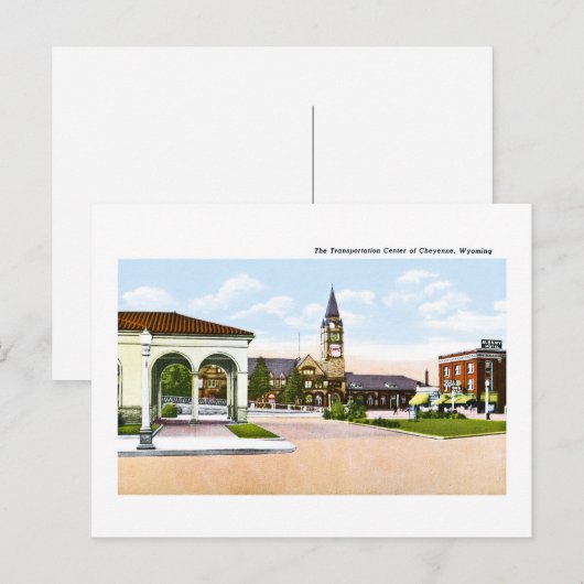 Cheyenne, Wyoming Postkarte (Vorne/Hinten)