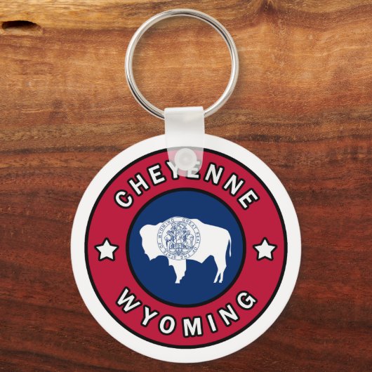 Cheyenne Wyoming Schlüsselanhänger (Vorderseite)