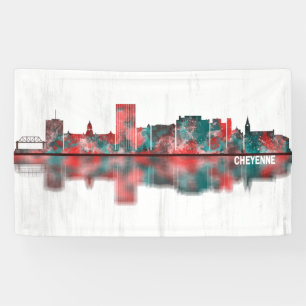 Cheyenne Wyoming Skyline Banner