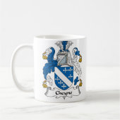 Cheyne Familienwappen Kaffeetasse (Links)