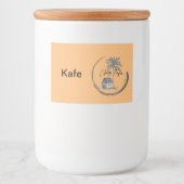 Chez Fafa Coffee Canister Lebensmitteletikett (Vorderseite)