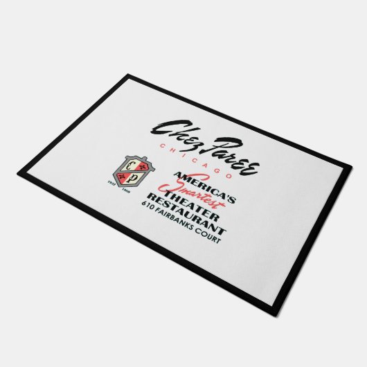 Chez Paree, Theater Restaurant, Chicago, IL Fußmatte (Schrägansicht)