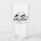 Chez Paul French Restaurant, Chicago Glas (Vorderseite)