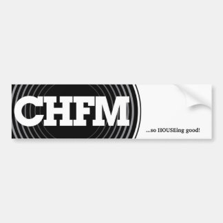 CHFM Stoßdämpfer Sticker2… so HOUSEing gut! Autoaufkleber