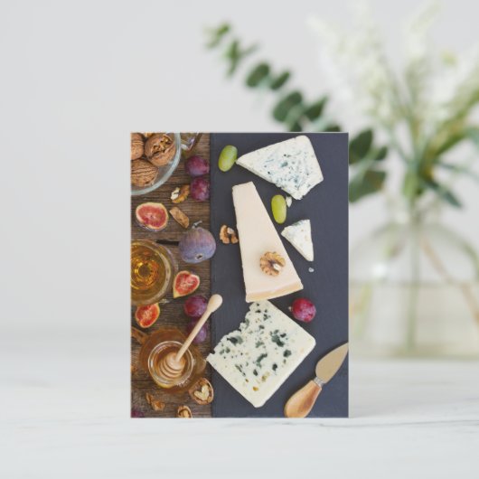 Chheese plate postkarte (Stehend Vorderseite)