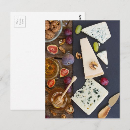 Chheese plate postkarte (Vorne/Hinten)