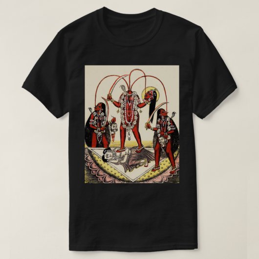 Chhinnamasta Shiva Kali Goddess Deities T-Shirt (Design vorne)