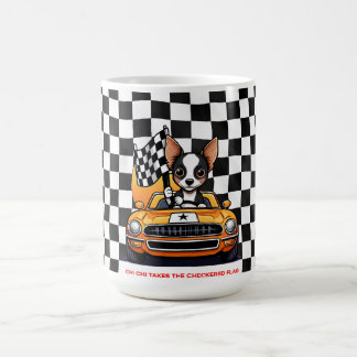 Chi Chi erobert die Schachbrettflagge Kaffeetasse