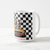 Chi Chi erobert die Schachbrettflagge Kaffeetasse (VorderseiteRechts)