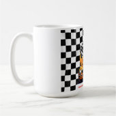 Chi Chi erobert die Schachbrettflagge Kaffeetasse (Links)