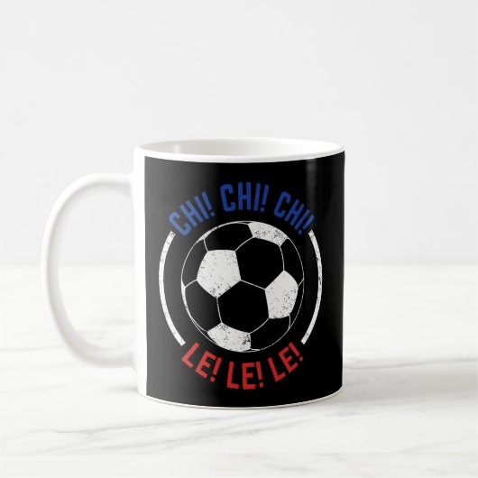 Chi Chi Le Le Le Chant Chile Soccbol Kaffeetasse (Links)