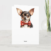 Chi Chihuahua Welppy Dog Birthday Karte (Rückseite)