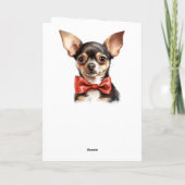 Chi Chihuahua Welppy Dog Geburtsname Karte (Rückseite)