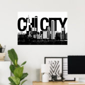 CHI CITY 1 Poster (Heimbüro)